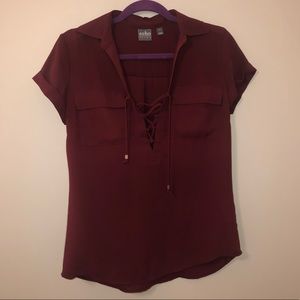 New York & Company Red Blouse